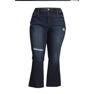 TERRA & SKY VINTAGE CROP BOOTCUT JEANS